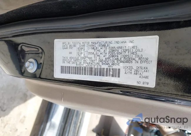 5TDZT38AX3S191876: 44525323