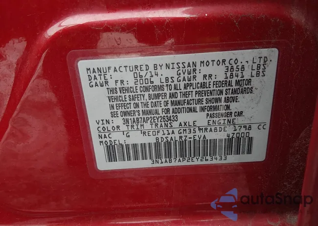 3N1AB7AP2EY263433: 44525385