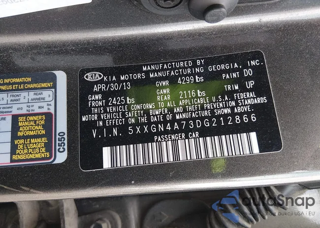 5XXGN4A73DG212866: 44525405