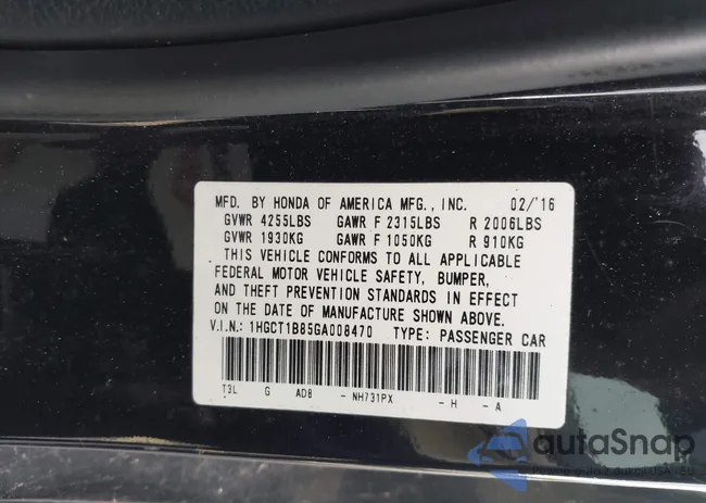 1HGCT1B85GA008470: 44525608