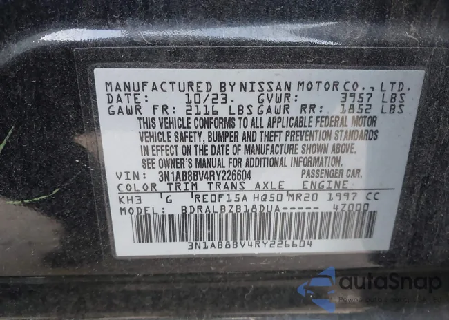 3N1AB8BV4RY226604: 44526991