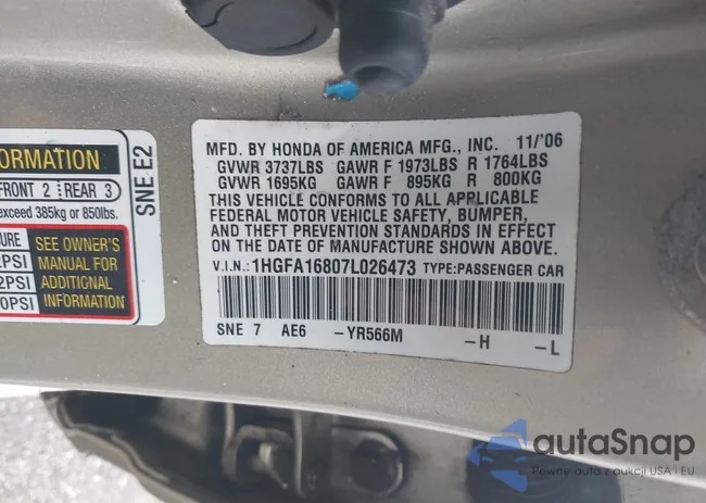 1HGFA16807L026473: 44526336