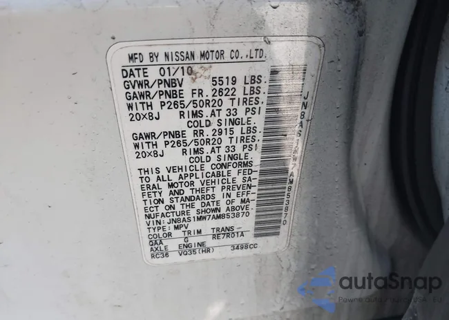 JN8AS1MW7AM853870: 44526410