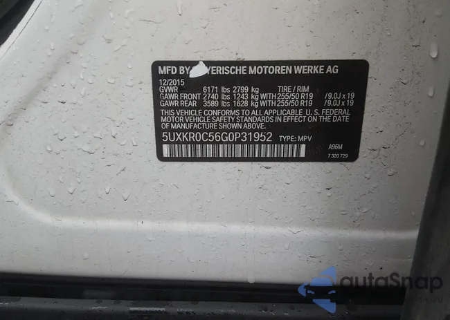 5UXKR0C56G0P31952: 44526533