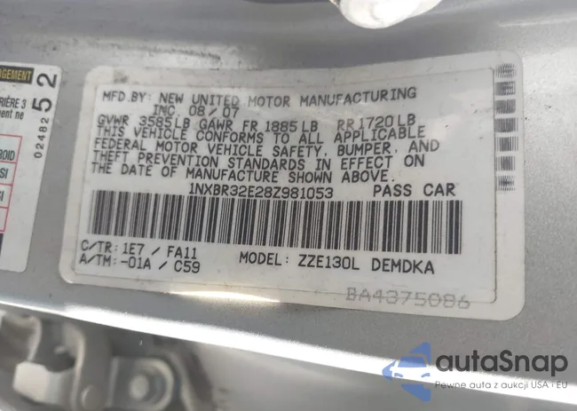 1NXBR32E28Z981053: 44526596