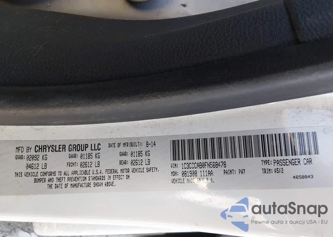 1C3CCCAB0FN568478: 44527963