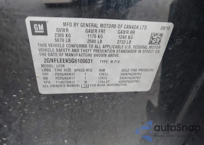 2GNFLEEK5G6100631: 44527984