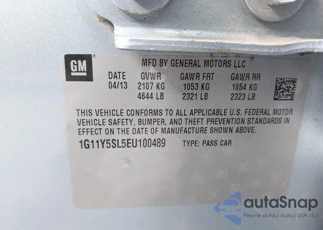 1G11Y5SL5EU100489: 44528022