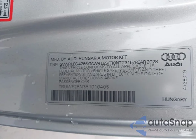 TRUWF28N351010405: 44528134