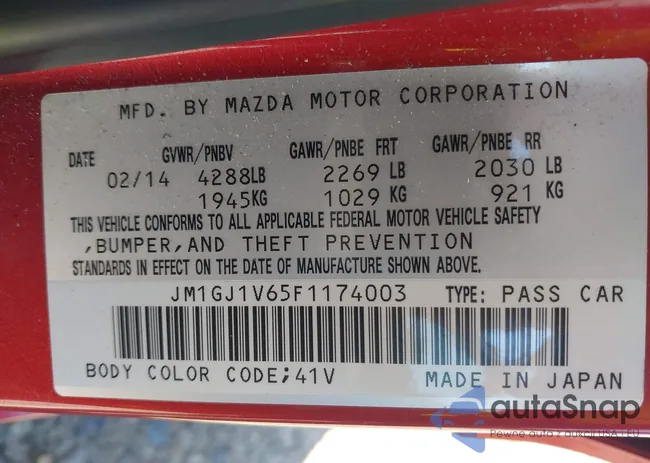 JM1GJ1V65F1174003: 44528147