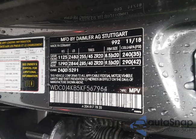 WDC0J4KB5KF567964: 44528149