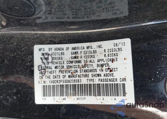 1HGCR2F55DA239563: 44527292