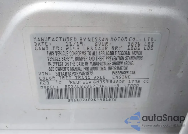 3N1AB7APXKY451872: 44528815