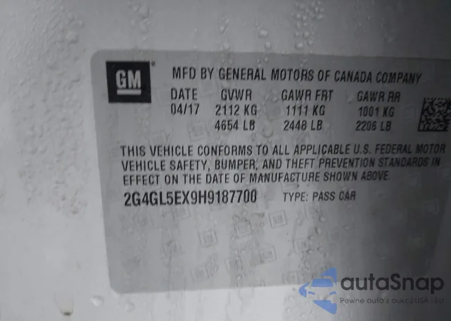 2G4GL5EX9H9187700: 44529005
