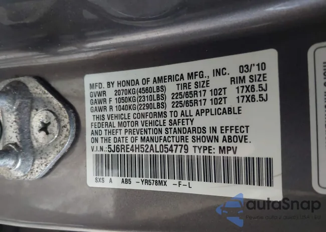 5J6RE4H52AL054779: 44529015