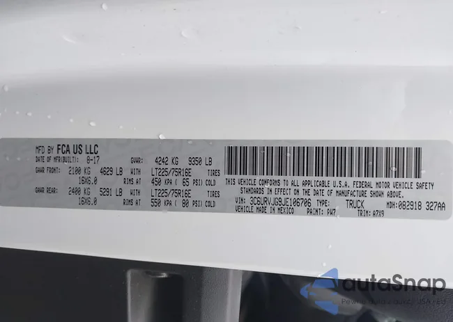 3C6URVJG9JE106706: 44529093