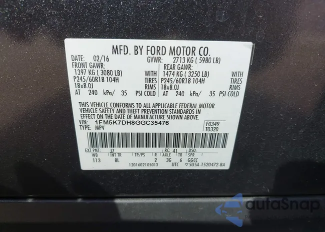 1FM5K7DH8GGC35476: 44529170