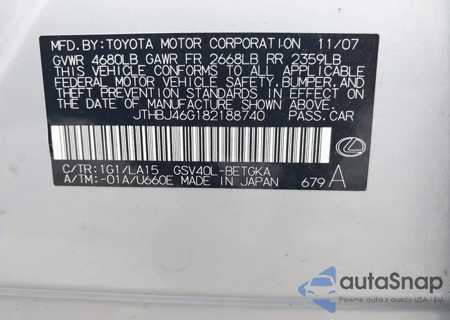 JTHBJ46G182188740: 44528326