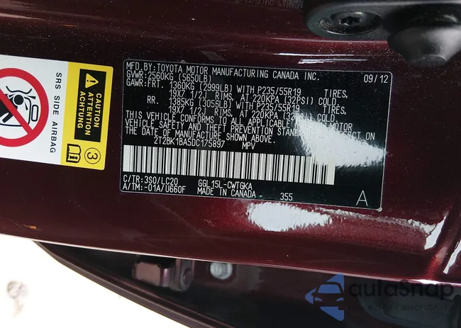 2T2BK1BA5DC175897: 44529807