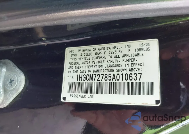 1HGCM72785A010637: 44529820