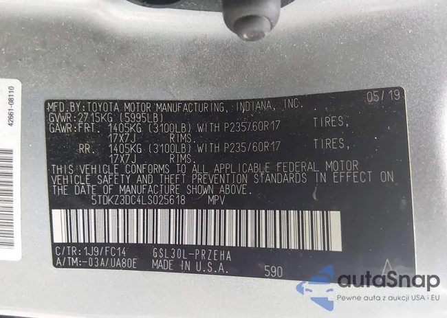 5TDKZ3DC4LS025618: 44529829