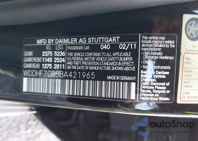 WDDHF7CB5BA421965: 44529890