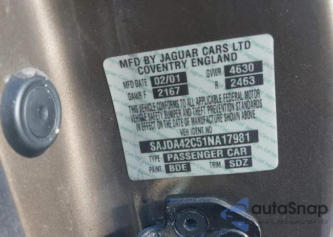 SAJDA42C51NA17981: 44530009