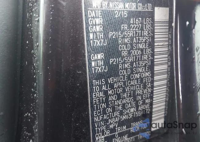 JN8AF5MV3FT559172: 44529374