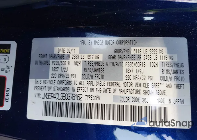 JM3ER4CL3B0376162: 44529533