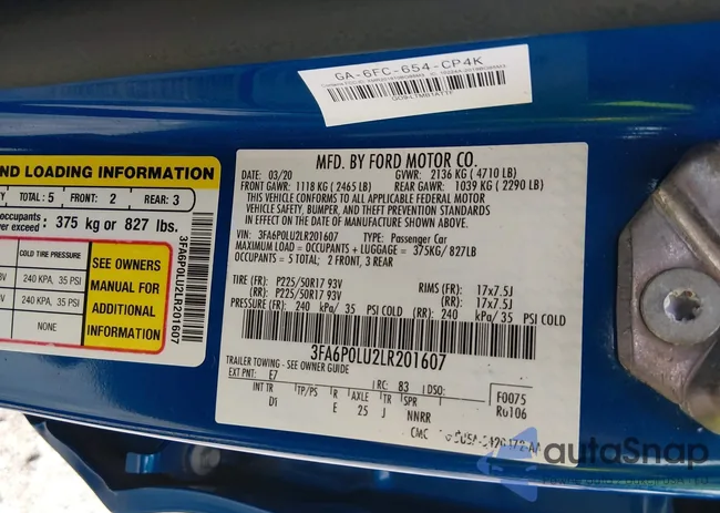 3FA6P0LU2LR201607: 44530781