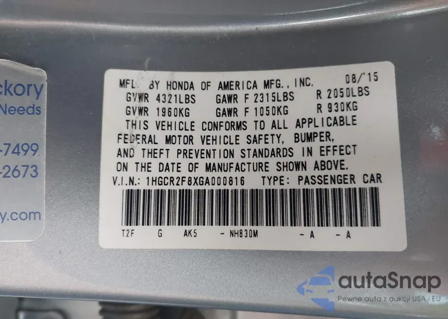 1HGCR2F8XGA000816: 44530794