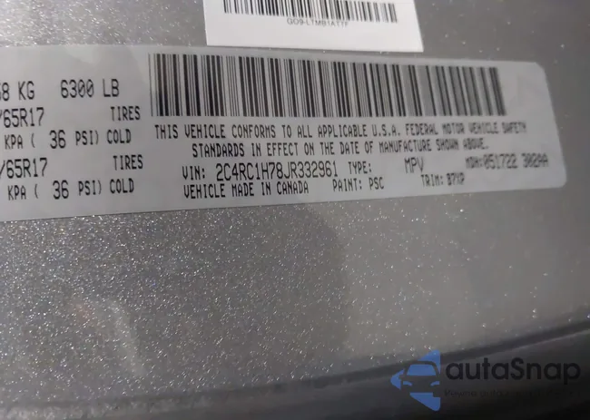 2C4RC1H78JR332961: 44530850