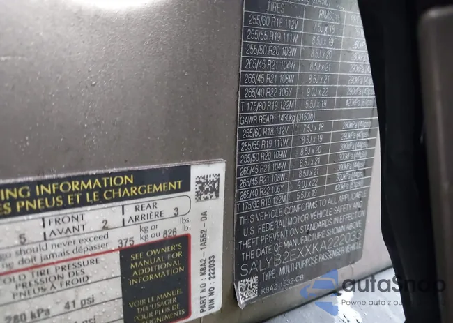 SALYB2EXXKA222033: 44530859