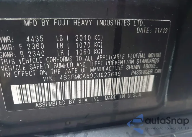 4S3BMCA69D3023699: 44530907