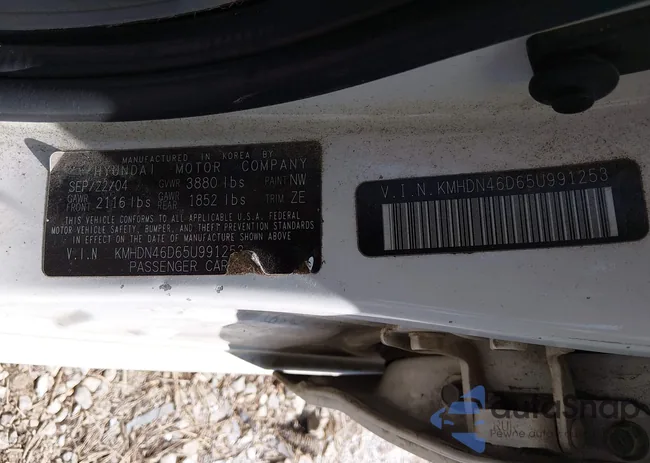 KMHDN46D65U991253: 44531127