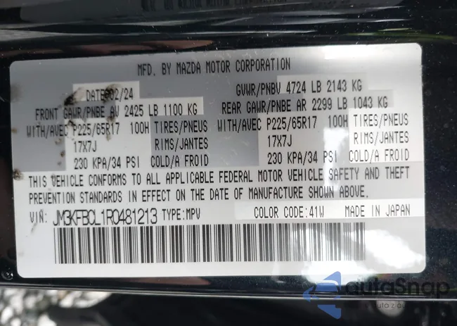 JM3KFBCL1R0481213: 44531139