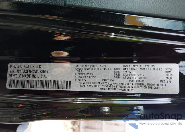 1C4PJXFN4SW572647: 44530253