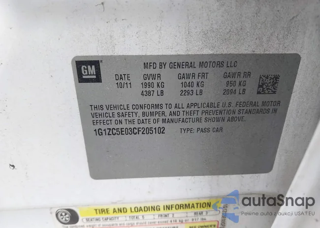 1G1ZC5E03CF205102: 44530291