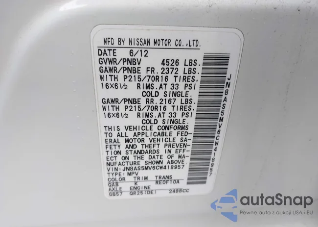 JN8AS5MV6CW418957: 44531818