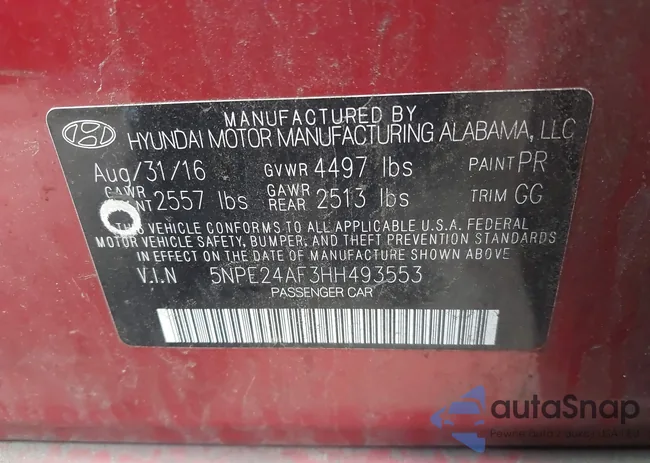 5NPE24AF3HH493553: 44531279