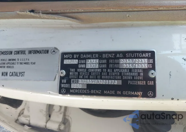 WDBAB23AXDB401174: 44531527