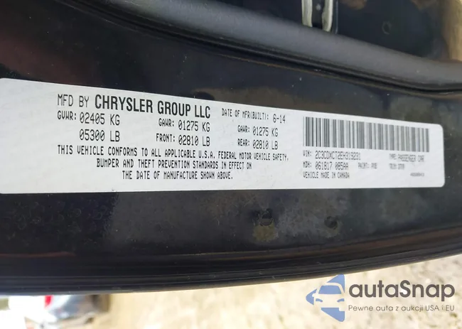 2C3CDXCT2EH319231: 44532236