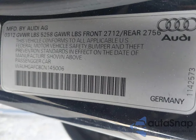 WAUHGAFC8CN145006: 44532286