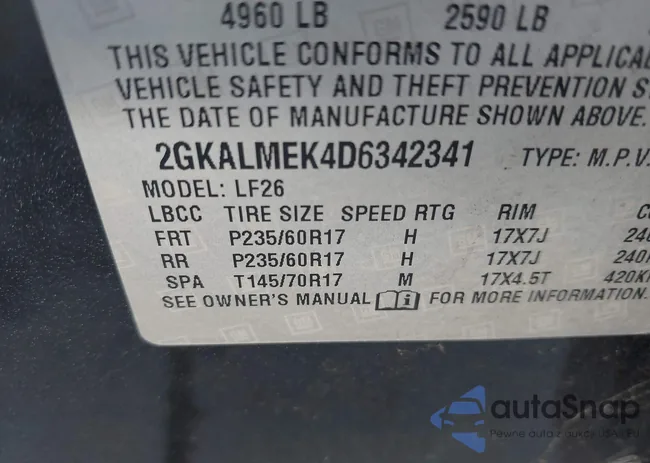 2GKALMEK4D6342341: 44532316