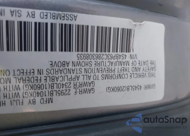 4S4BP63C286308935: 44533651