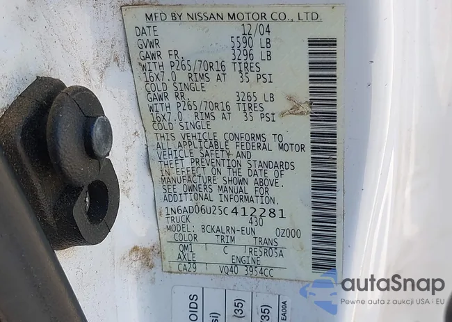 1N6AD06U25C412281: 44534099