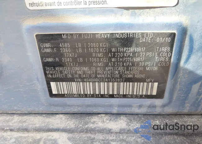 4S4BRBCC2A1352827: 44534129