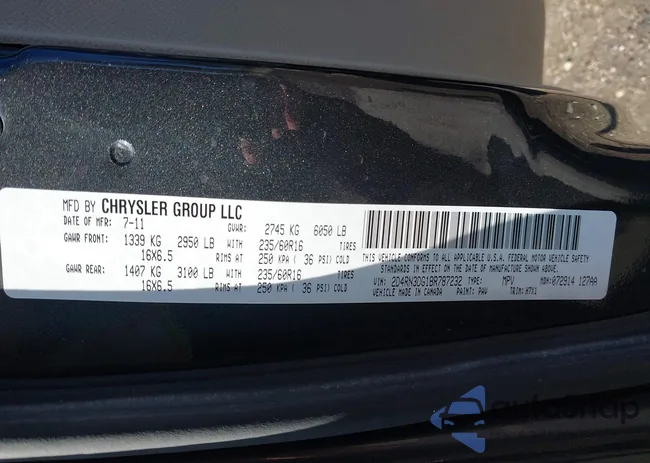 2D4RN3DG1BR787232: 44534204