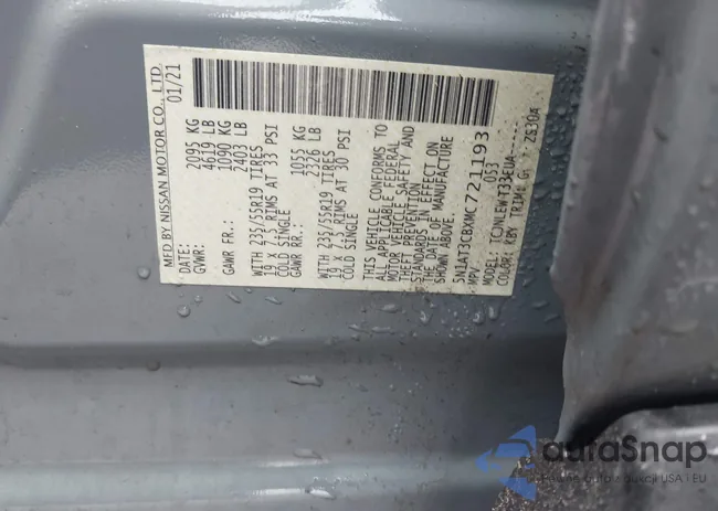 5N1AT3CBXMC721193: 44533245