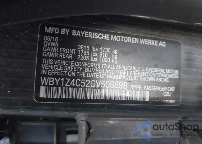 WBY1Z4C52GV508698: 44533262